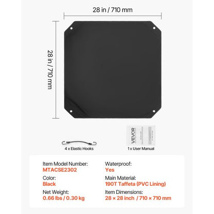 710 x 710 mm Luftkonditioneringsskydd Toppnät Universal för Utomhusbruk |  EU