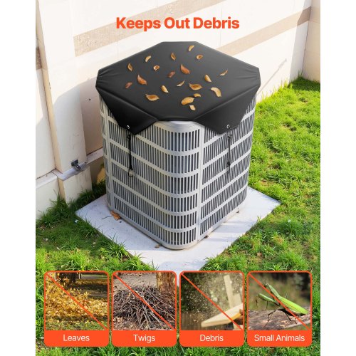 910 x 910 mm Luftkonditioneringsskydd Toppnät Universal för Utomhusbruk |  EU