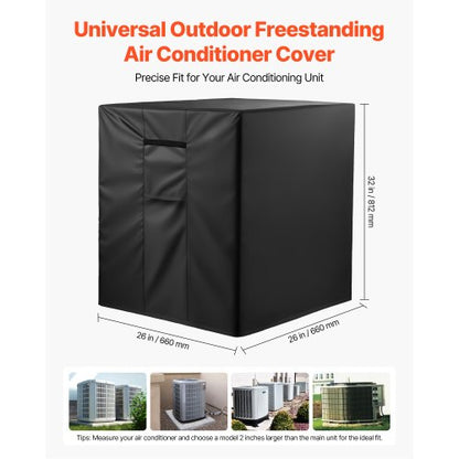 660x660x812 mm Air Conditioning Cover Three Layers Waterproof for Outdoor Use | EU
