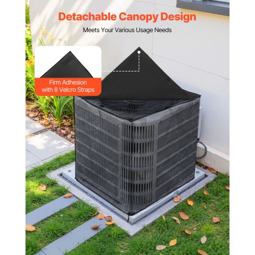 812 x 812 x 914 mm Luftkonditioneringsskydd Dubbelskiktat Avtagbart Skap |  EU