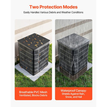 914 x 914 x 1010 mm Luftkonditioneringsskydd Dubbelskiktat Avtagbart Baldakin |  EU