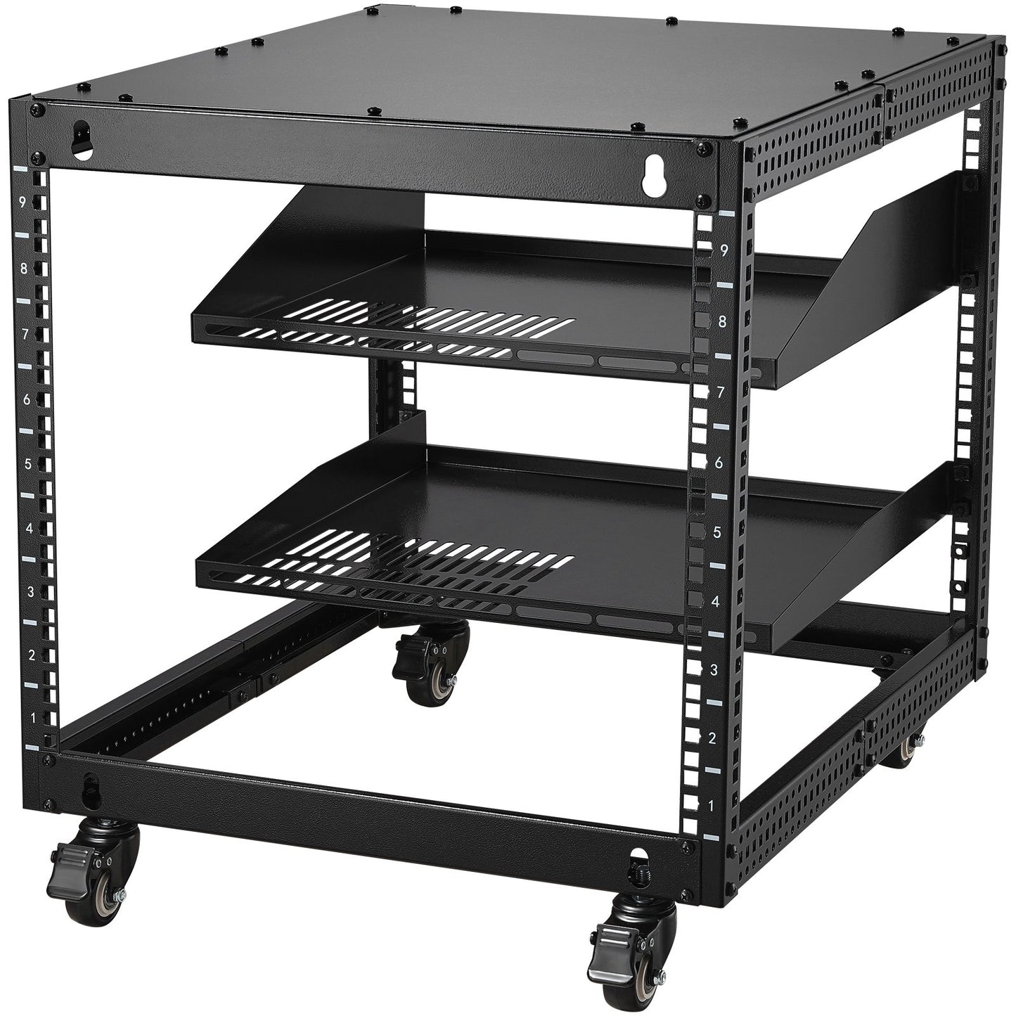Server-Rack-Netzwerkgehäuse 23"-40" des Pfosten-9U 4 justierbar