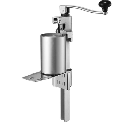 Manueller Dosenöffner, kommerzieller Tischdosenöffner für große Dosen, robuster Dosenöffner mit Sockel, höhenverstellbarer industrieller Dosenöffner für Dosen bis zu 30 cm Höhe, für Restaurants, Hotels, Heimbars