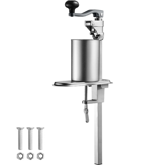 Manual Can Opener, Commercial Table Clamp Opener for Large Cans, Heavy Duty Can Opener with Base, Adjustable Height Industrial Can Opener for Cans Up to 11.8" Tall, for Restaurant Hotel Home Bar