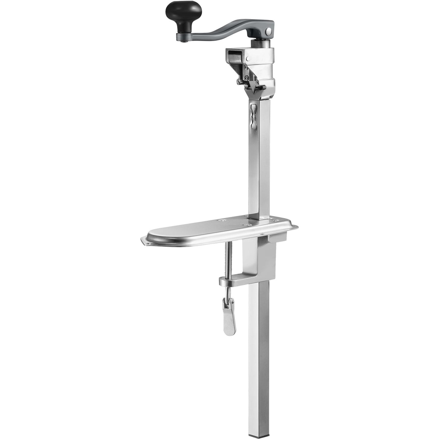 Manueller Dosenöffner, kommerzieller Tischklemmenöffner für große Dosen, robuster Dosenöffner mit Sockel, höhenverstellbarer industrieller Dosenöffner für Dosen bis zu 30 cm Höhe, für Restaurants, Hotels, Heimbars
