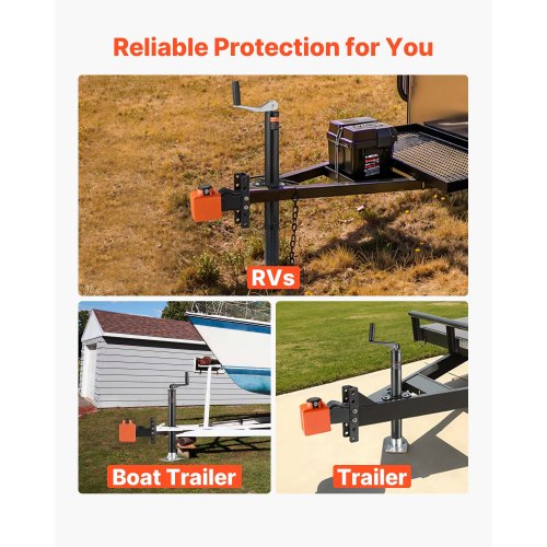 Kragenkupplungsschloss, passend für 2 und 2-5/16-Zoll-Kupplungen, Anhängerkupplungsschloss | EU