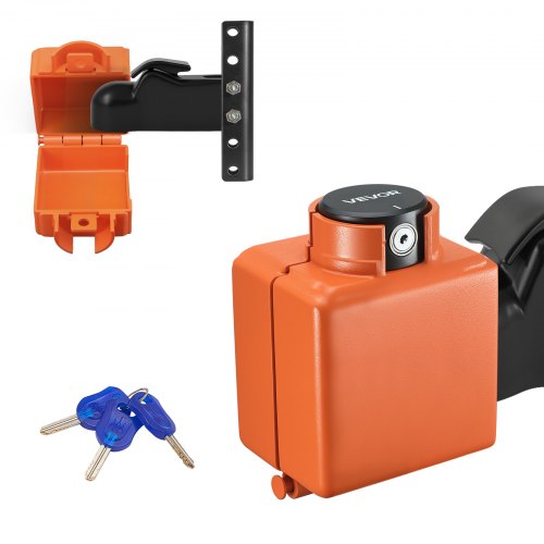 Kragenkupplungsschloss, passend für 2 und 2-5/16-Zoll-Kupplungen, Anhängerkupplungsschloss | EU