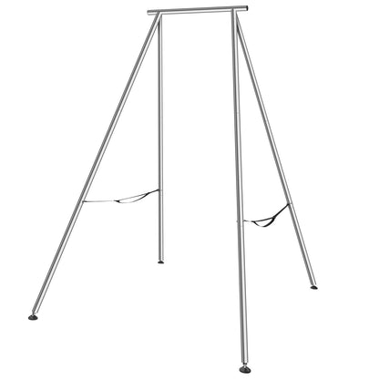 Aerial Yoga Ram, 9,67 fot höjd Yoga Swing Stand, Max 551,15 lbs Belastning Förkromat stålrör Inversion Yoga Swing Stand Yoga Rig Yoga Sling Inversion Utrustning för inomhus utomhus Aerial Yoga