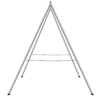 Aerial Yoga Ram, 9,67 fot höjd Yoga Swing Stand, Max 551,15 lbs Belastning Förkromat stålrör Inversion Yoga Swing Stand Yoga Rig Yoga Sling Inversion Utrustning för inomhus utomhus Aerial Yoga