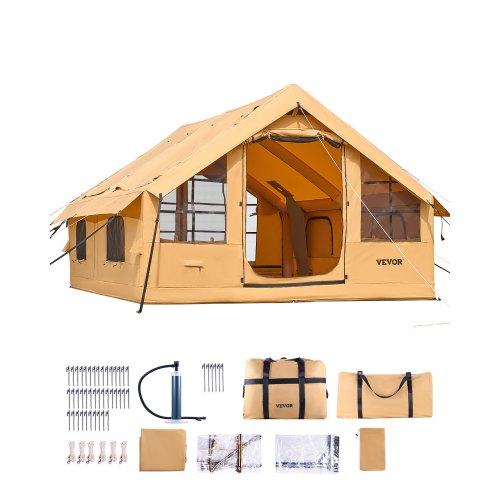 inflatable tent for camping 5-8 person glamping tent with pump Easy to set up | EU