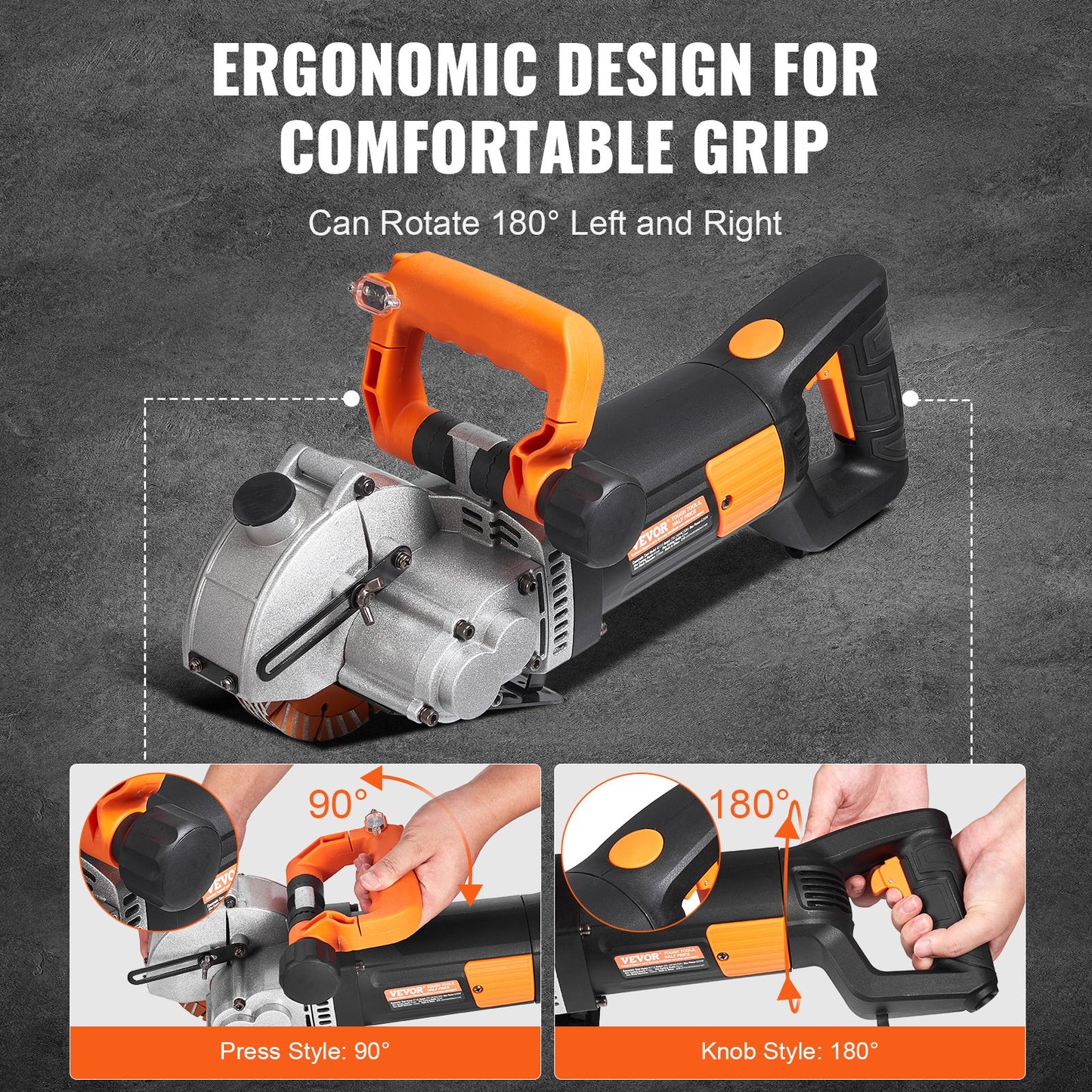 42mm Elektrisk Wall Chaser Groove Skärmaskin Väggslitsmaskin 4800W