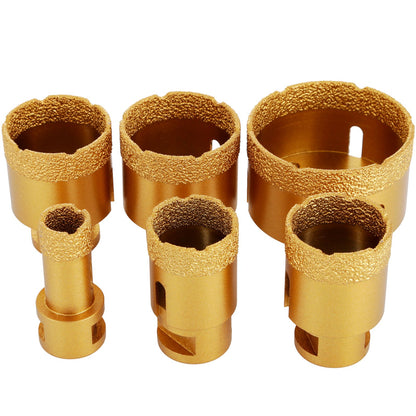 Diamond Hålsåg Set 6 ST Diamond Borr Bits Set med 20mm-68mm Diamond Borr Bits för keramiska plattor marmor