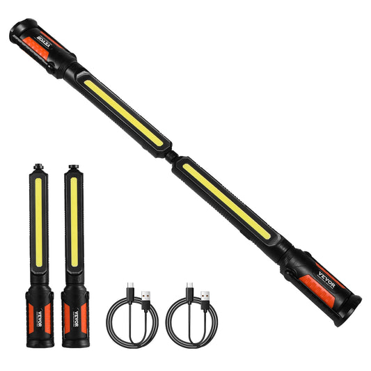 Underhuv Arbetsljus 1450LM 4400mAh LED Magnetisk Arbetsljus Uppladdningsbar
