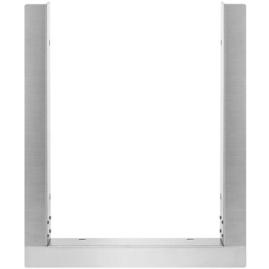 Outdoor Finishing Frame, 12.2 x 18 inch Frame Finishing, Stainless Steel Outdoor BBQ Frame for Double-Sided Burner, Grill Finishing Frame, Suitable for Outdoor Kitchen and BBQ Island