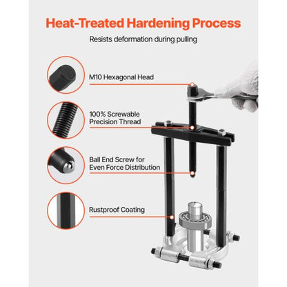 14-PIECE Bearing Puller Set Bearing Separator Parts Tool with Bag 5 Ton | EU