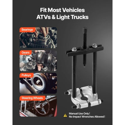 14-PIECE Bearing Puller Set Bearing Separator Parts Tool with Bag 5 Ton | EU