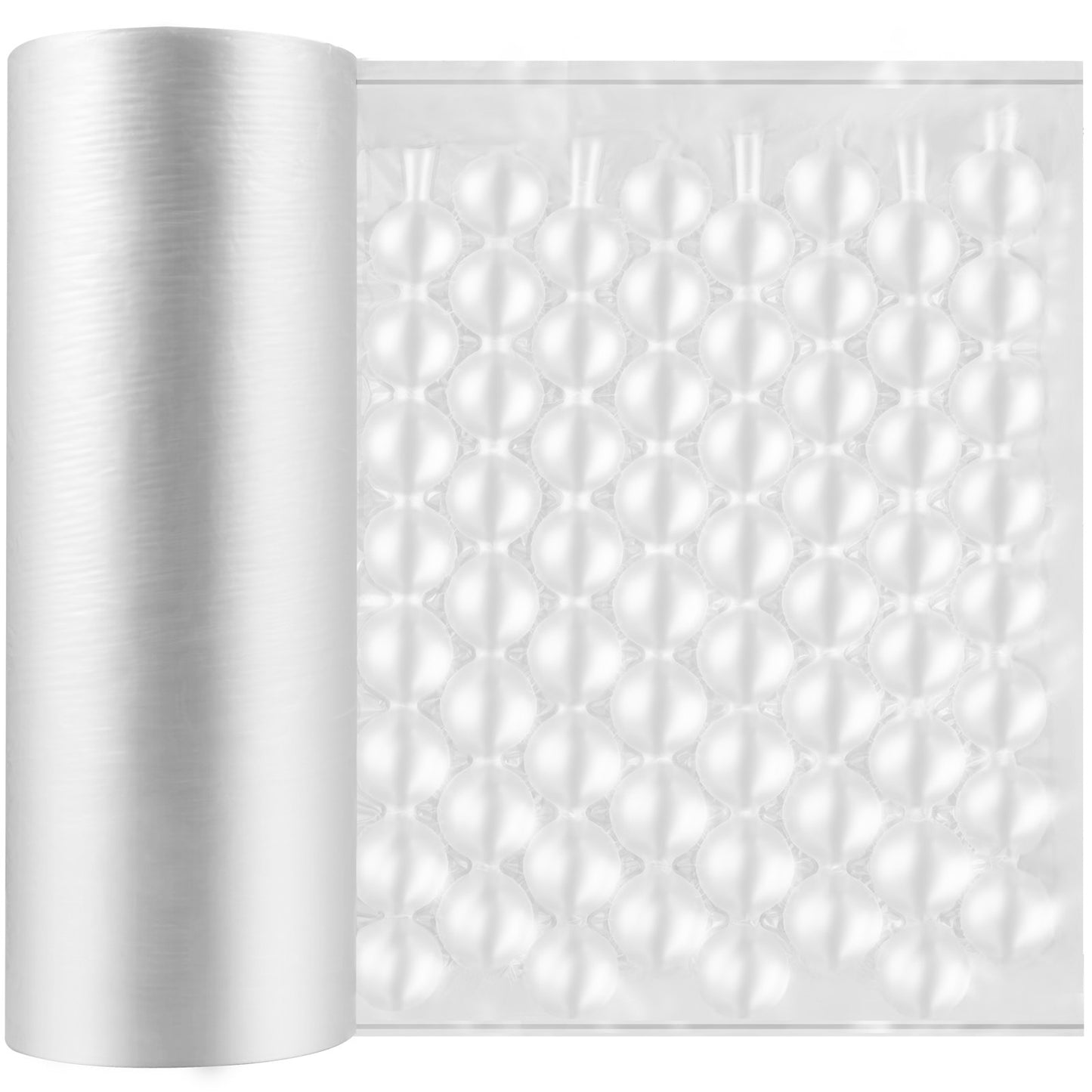 Air Cushion Film, 984 Ft Length Air Cushion Bubble Bags Film, 16 Inch Width Film, Roll Bubble Bags Film for Wrap Machine