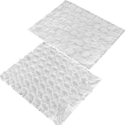 Air Cushion Film, 984 Ft Length Air Cushion Bubble Bags Film, 16 Inch Width Film, Roll Bubble Bags Film for Wrap Machine