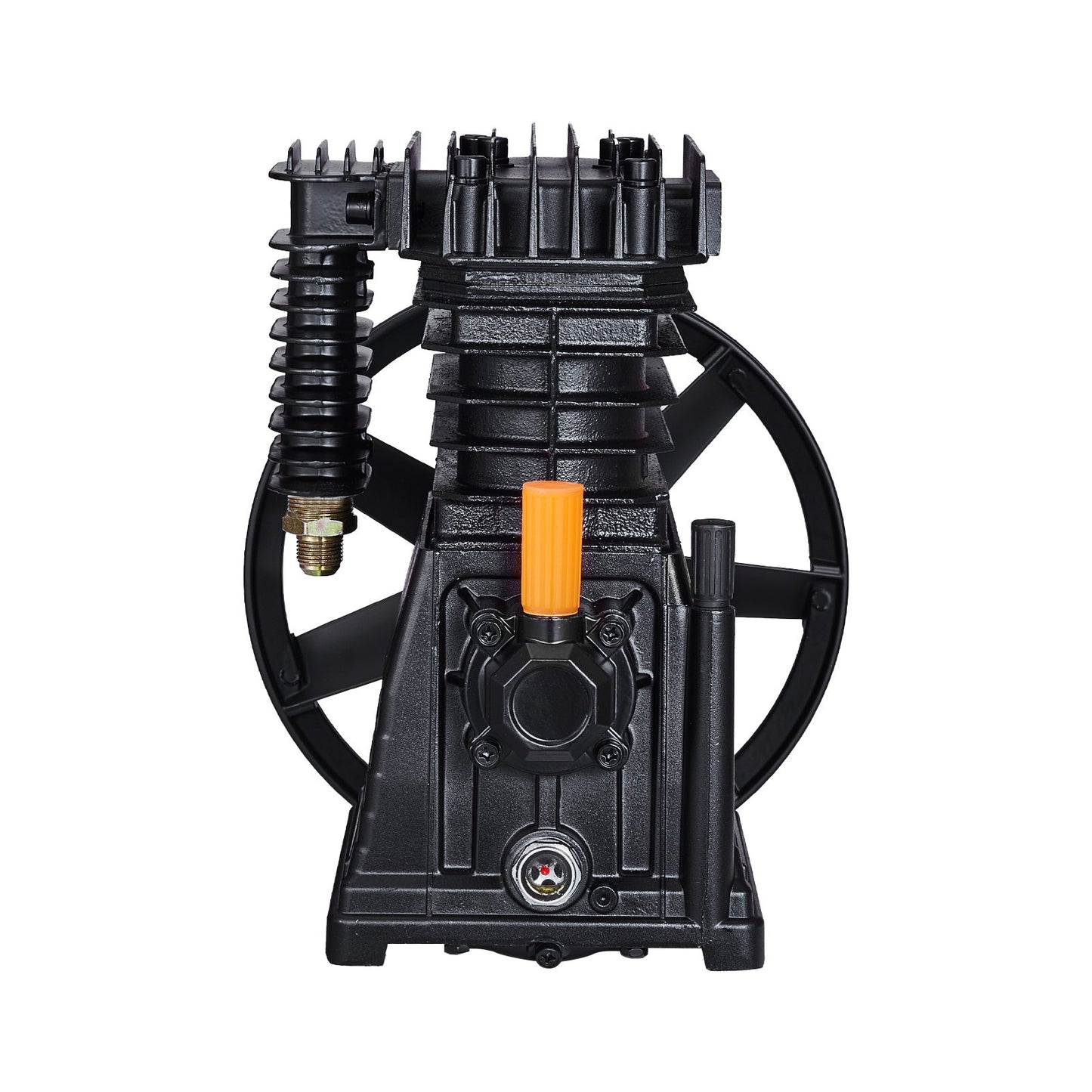 Luftkompressorpumphuvud 3HP 5.8CFM @ 90PSI dubbelcylindrig kolvpumphuvud