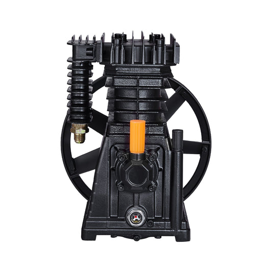 Luftkompressorpumphuvud 3HP 5.8CFM @ 90PSI dubbelcylindrig kolvpumphuvud
