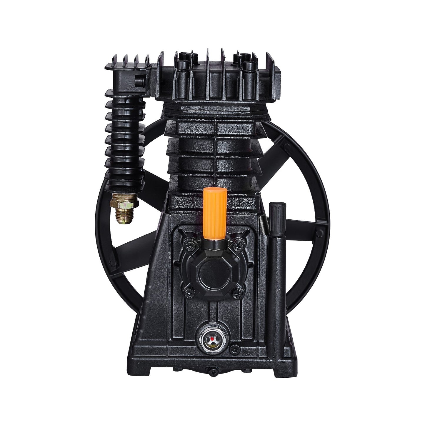 Luftkompressorpumphuvud 3HP 5.8CFM @ 90PSI dubbelcylindrig kolvpumphuvud