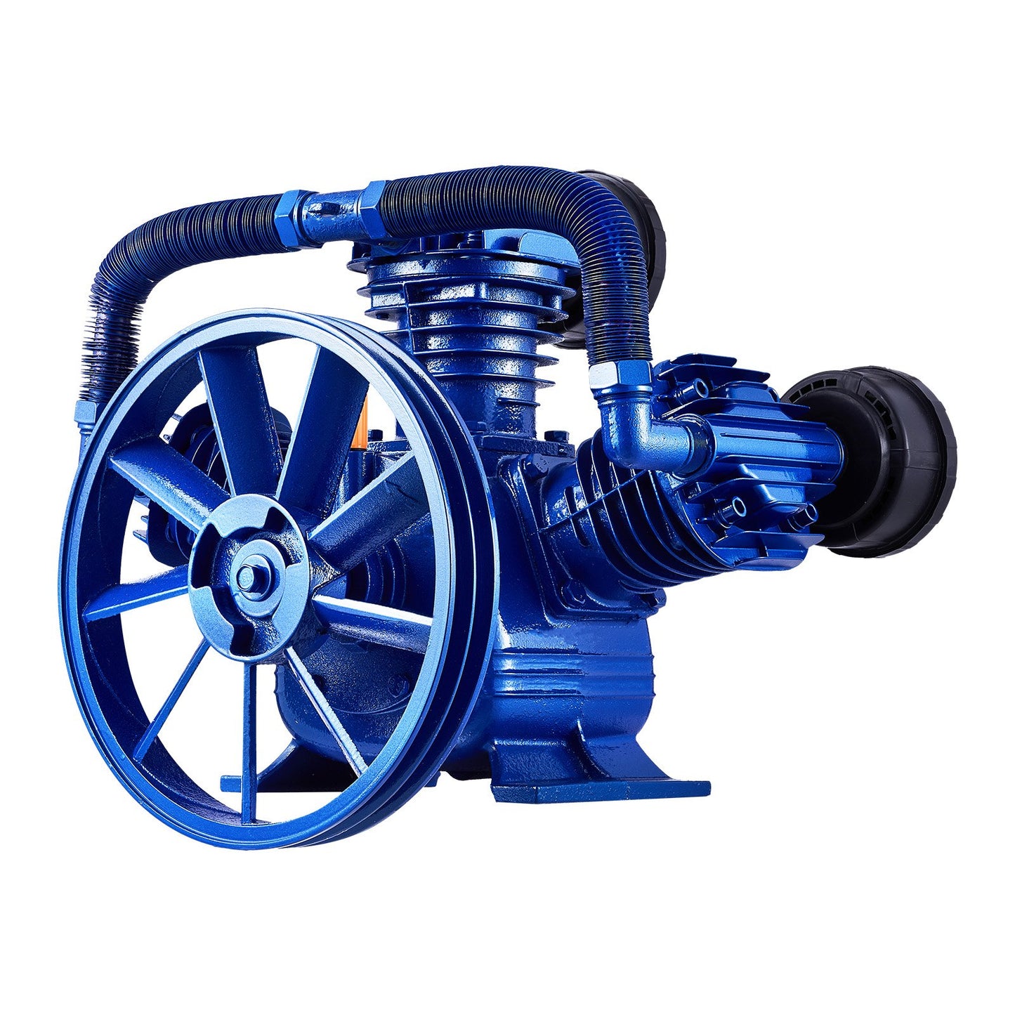 Luftkompressorpumphuvud 10HP 17.5CFM @ 90PSI 3-cylindrig kolvpumphuvud