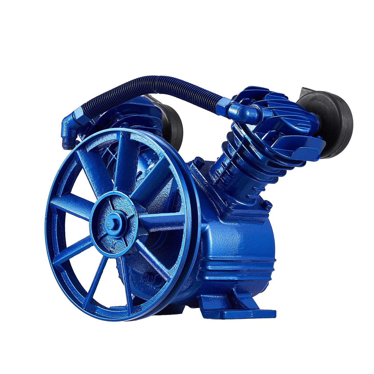 Luftkompressorpumphuvud 3HP 6.25CFM @ 90PSI 2-cylindrig kolvpumphuvud