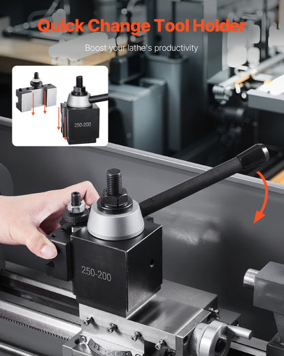 Quick Change Tool Post Set 6 pcs lathe tool holders for 10"-15" mini lathe