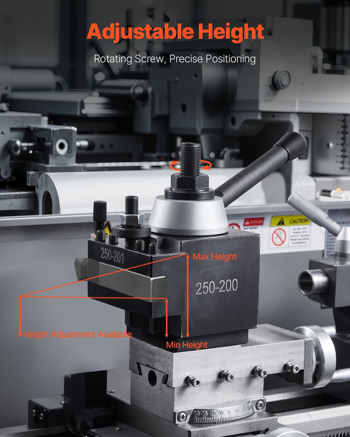 Quick Change Tool Post Set 6 pcs lathe tool holders for 10"-15" mini lathe
