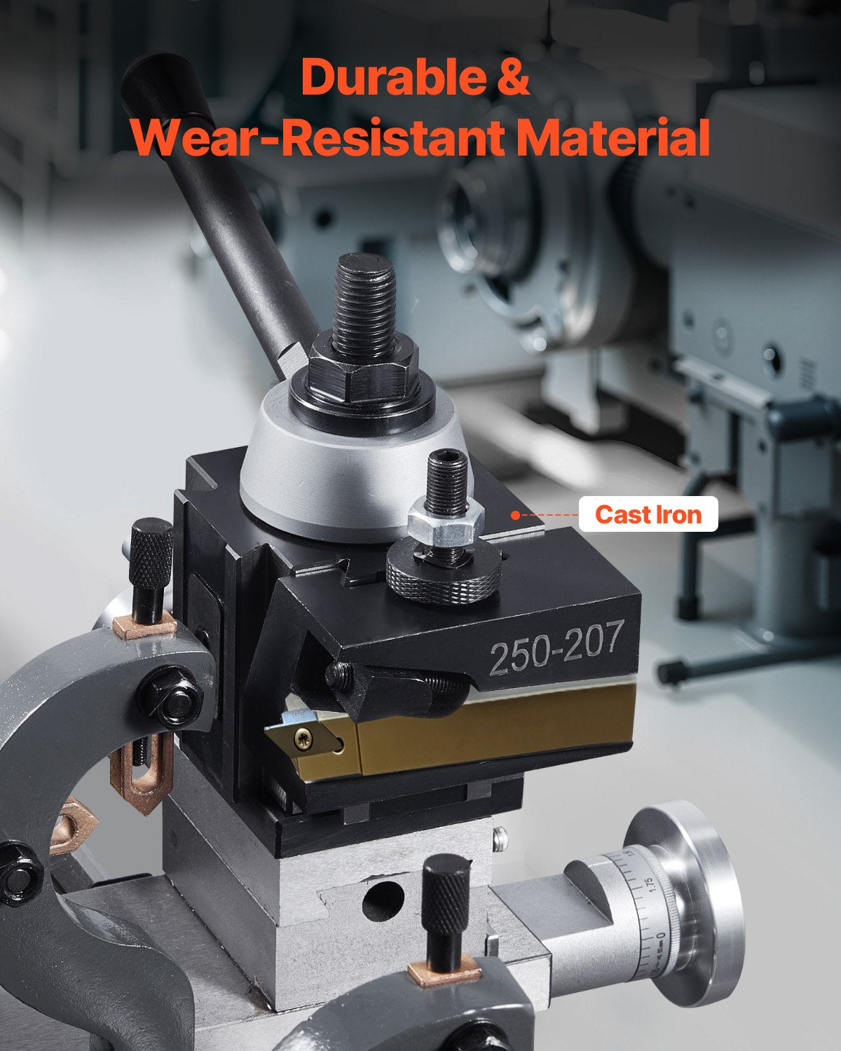 Quick Change Tool Post Set 6 pcs lathe tool holders for 10"-15" mini lathe