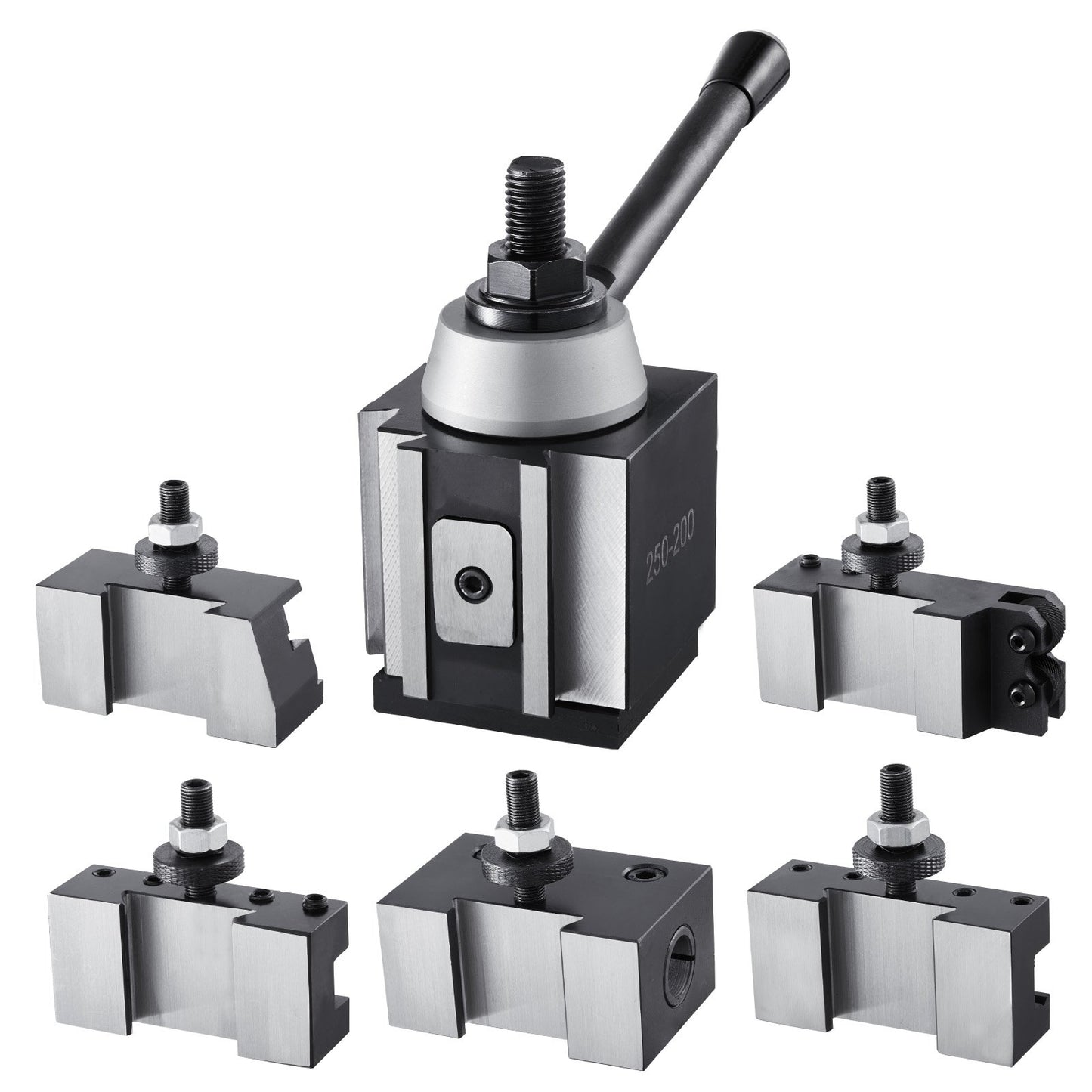 Quick Change Tool Post Set 6 pcs lathe tool holders for 10"-15" mini lathe