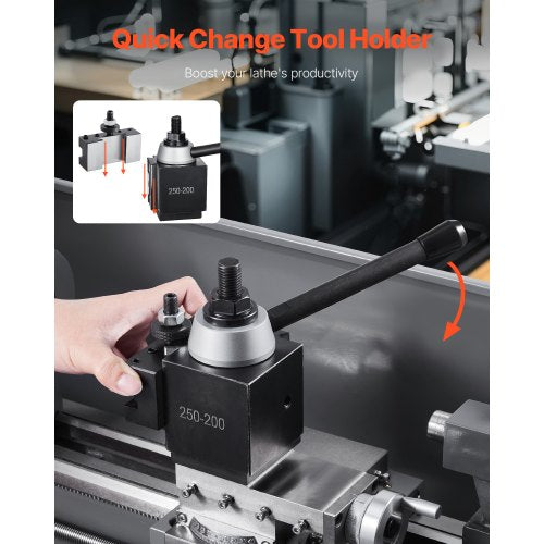 Quick Change Tool Post Set 8 pcs Lathe Tool Holders for 10"-15" Mini Lathe | EU