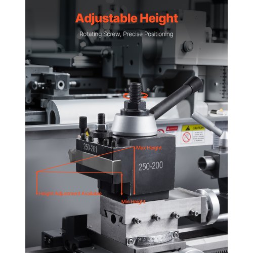 Quick Change Tool Post Set 8 pcs Lathe Tool Holders for 10"-15" Mini Lathe | EU