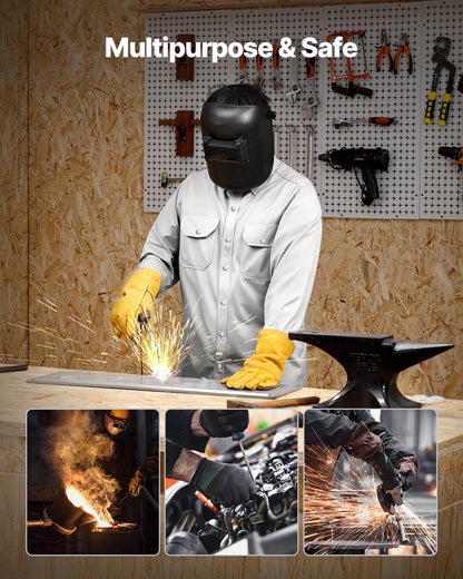 Flame Resistant Welding Jacket 7oz FR Cotton Welding Safety Jacket M Size