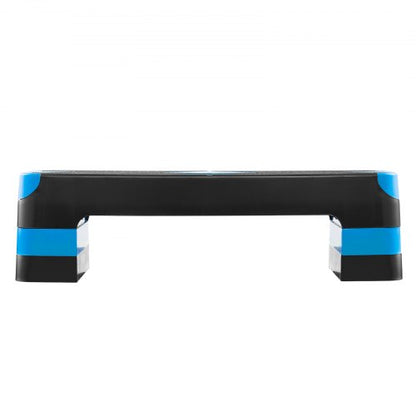 Aerobic Exercise Step Platform Justerbar Workout Stepmaskin 4 Riser Blå |  EU