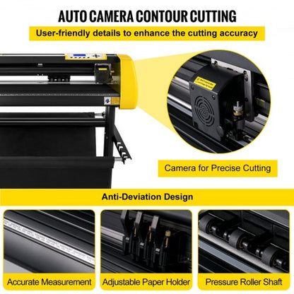 34" vinylskärare/plotterskyltskärmaskin programvara 3 blad LCD-skärm |  EU