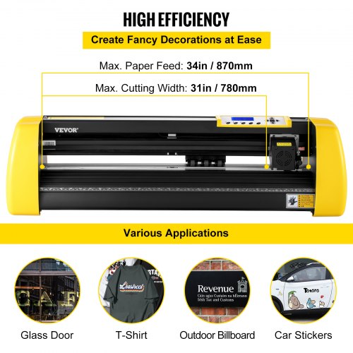 34" vinylskärare/plotterskyltskärmaskin programvara 3 blad LCD-skärm |  EU