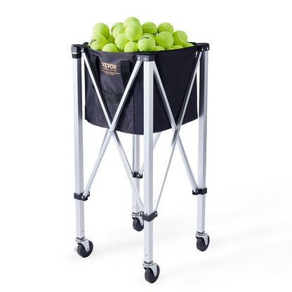 Tennis Ball Hopper Basketball Teaching Tennis Ball Cart with Wheels 180 Balls