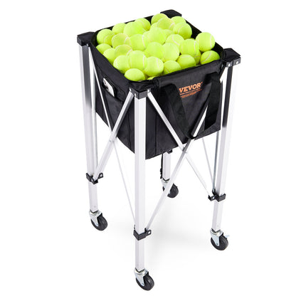 Tennis Ball Hopper Basketball Teaching Tennis Ball Cart with Wheels 180 Balls