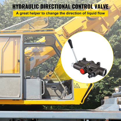 Hydraulisk riktningsstyrventil, 1 spole Hydraulisk spoleventil, 21 GPM hydraulisk lastventil, 3625 PSI riktningsstyrventil, hydraulventiler och kontroller för traktorer Lastare Tankar