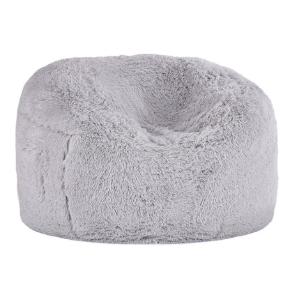 Bean Bag Sängstol Konvertibel från stol till lounge eller madrass Grå-Full