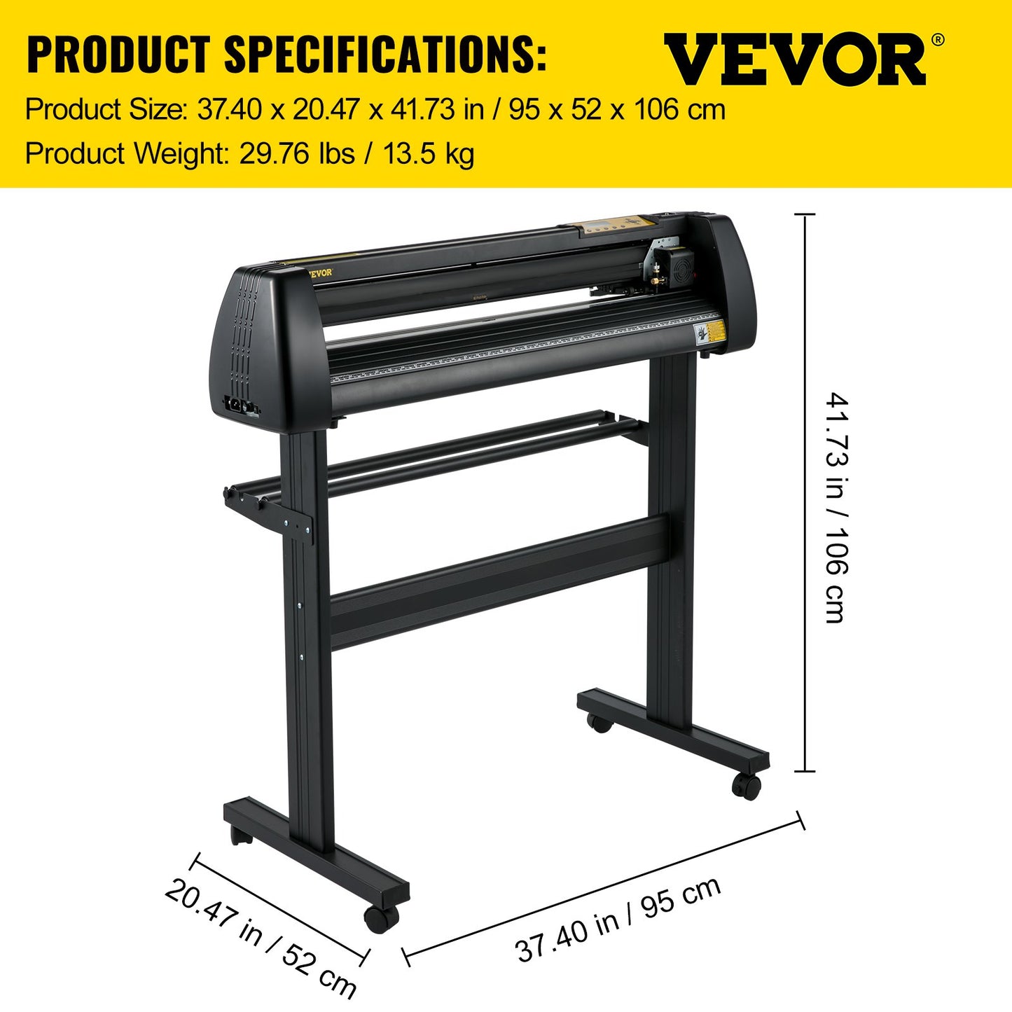 28in Vinyl Cutter Machine Golvstativ Vinly Plotter Tool Kit SignMaster