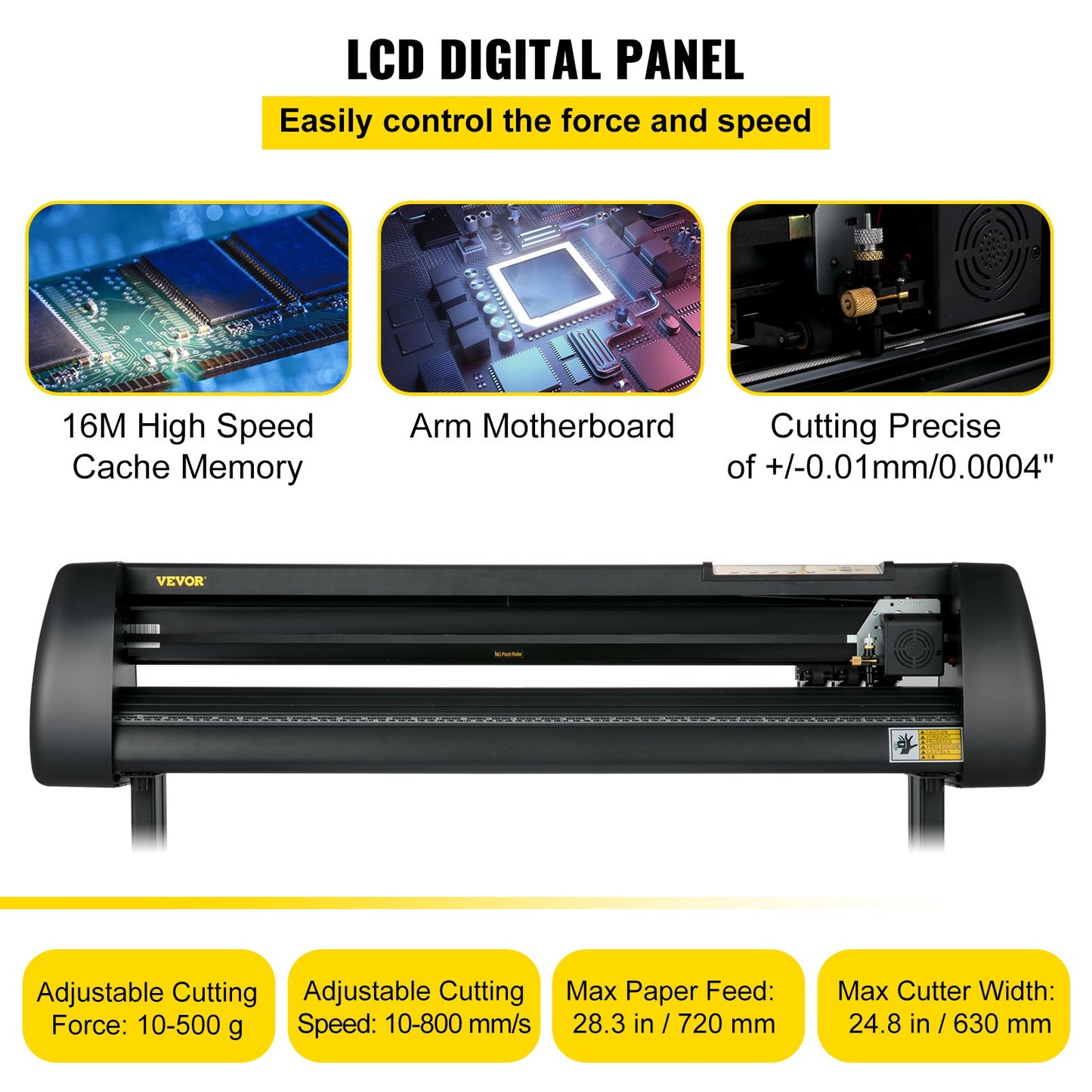 Vinyl Cutter Plotter Machine 28" Signmaster Software Sign Making Machine 720mm Paper Feed Vinyl Cutter Plotter with Stand (28" 720mm)