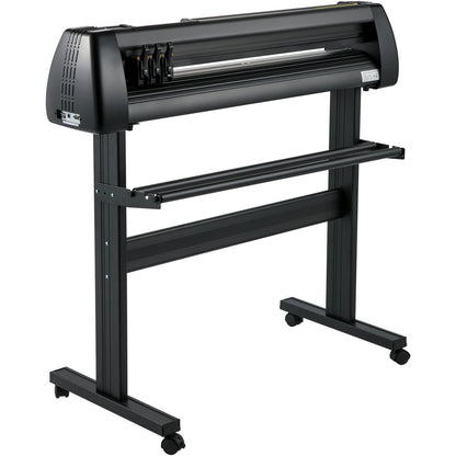 Vinyl Cutter Plotter Machine 28" Signmaster Software Sign Making Machine 720mm Paper Feed Vinyl Cutter Plotter with Stand (28" 720mm)