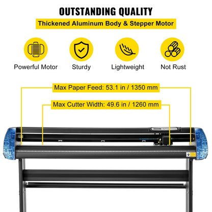 Vinyl Cutter 53 Inch Vinyl Cutter Machine Med Golvstativ Vinyl Plotter