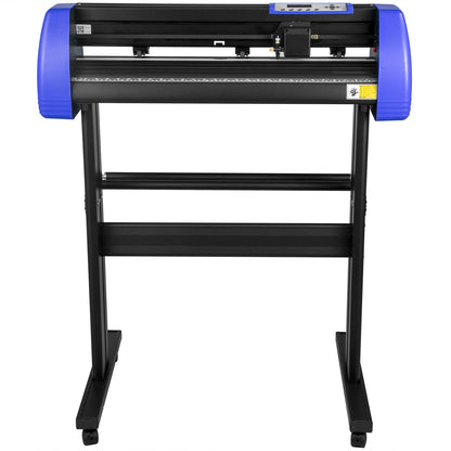 Vinyl Cutter 870 mm Vinyl Cutter Machine Maximal pappersmatning 34 tum Vinyl Plotter Cutter Machine med robust golvstativ justerbar kraft och hastighet för skylttillverkning Vinylplotter