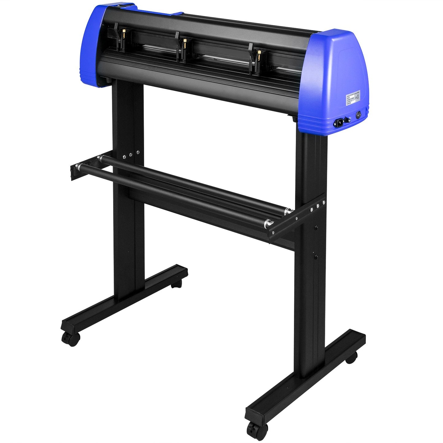 Vinyl Cutter 870 mm Vinyl Cutter Machine Maximal pappersmatning 34 tum Vinyl Plotter Cutter Machine med robust golvstativ justerbar kraft och hastighet för skylttillverkning Vinylplotter