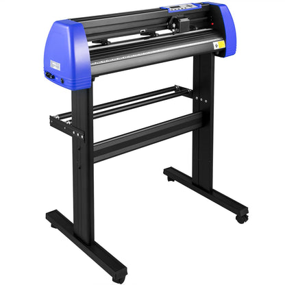 Vinyl Cutter 870 mm Vinyl Cutter Machine Maximal pappersmatning 34 tum Vinyl Plotter Cutter Machine med robust golvstativ justerbar kraft och hastighet för skylttillverkning Vinylplotter