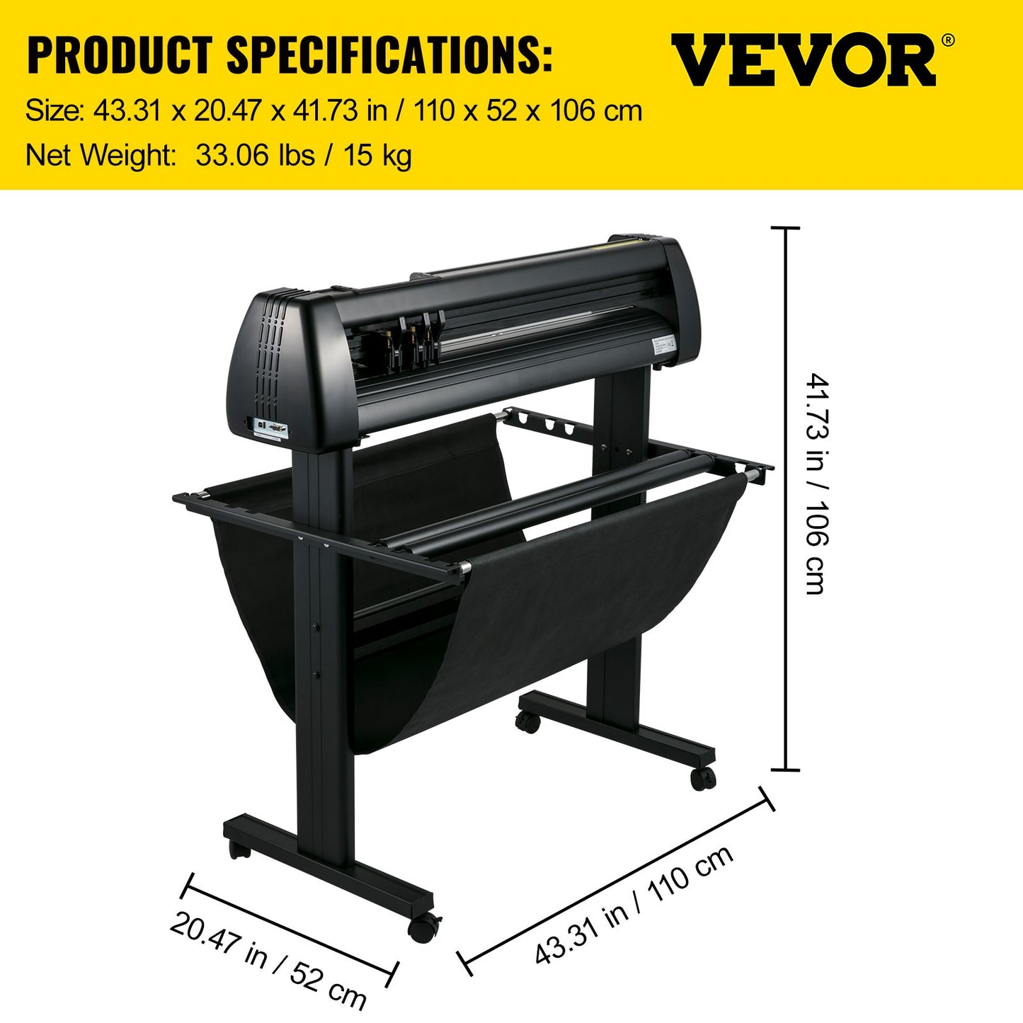 Vinyl Cutter 870 mm Manueller Plotter SignMaster Zubehör