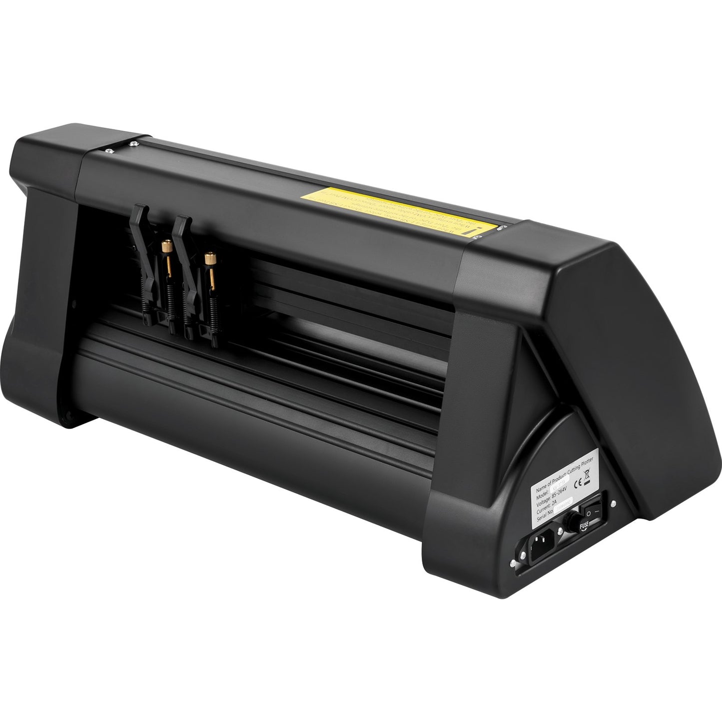 Vinyl Cutter, 375mm Vinyl Plotter, LED Screen Plotter Cutter, Semi-Automatic Built-in Optical Eye, Compatible with SignCut Software for Mac and Windows System Desktop Design